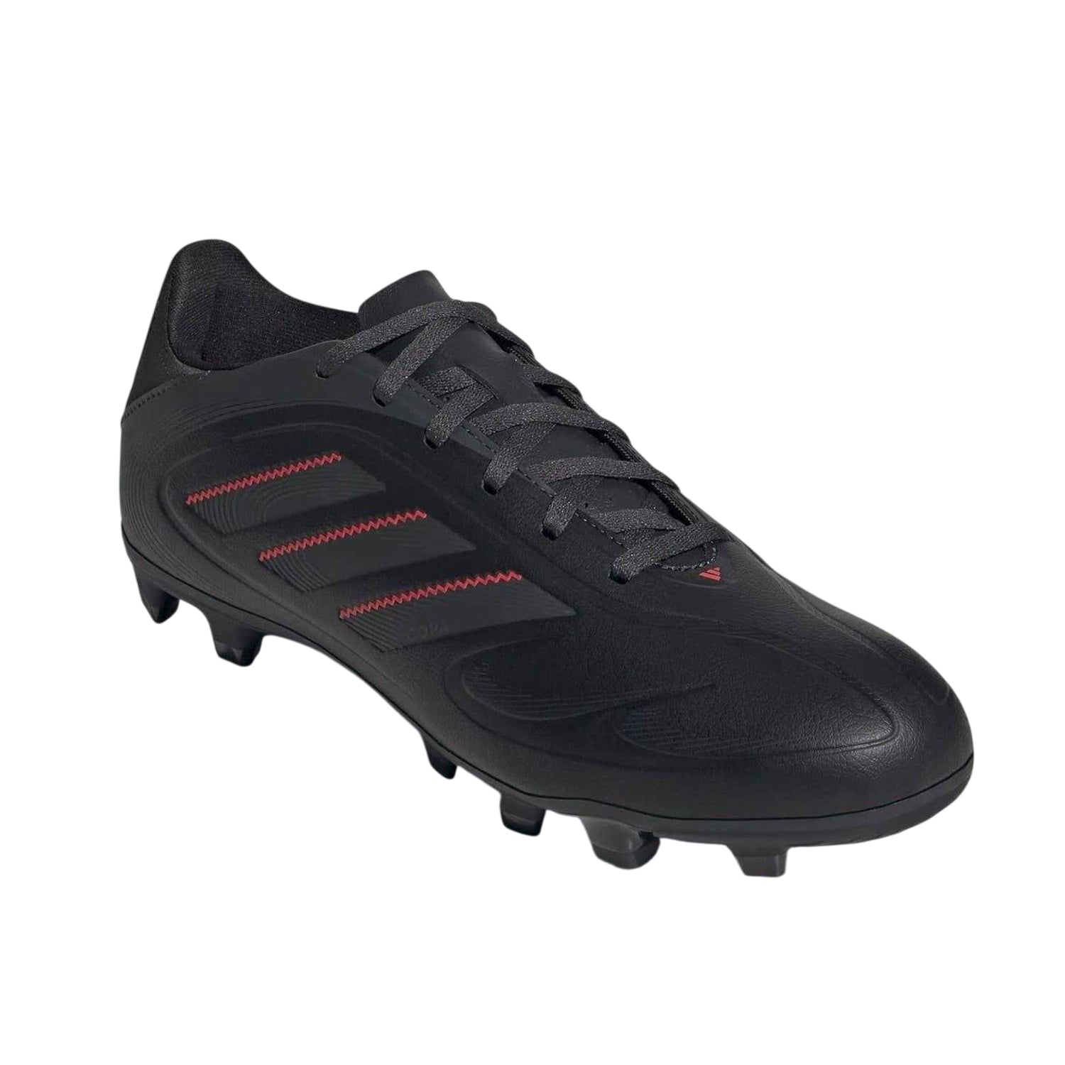 Black-Grey - Front - Adidas Mens Copa Pure 3 Club Firm Ground Football Boots