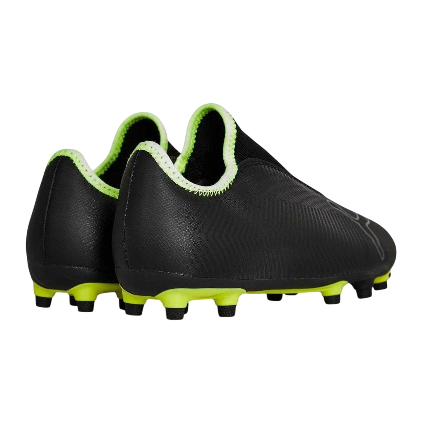 Black - Back - Puma Mens Finesse Leather Firm Ground Football Boots