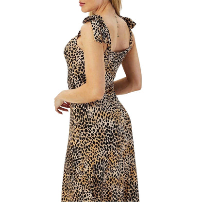 Beige - Lifestyle - Nobody´s Child Womens-Ladies Leopard Print Smock Dress