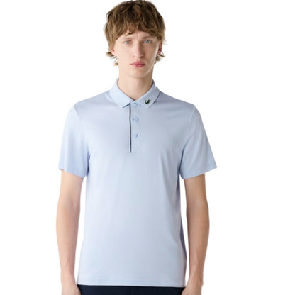 Blue - Side - Lacoste Mens Regular Polo Shirt