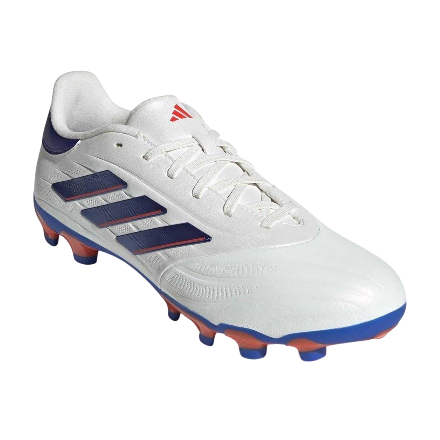 White - Front - Adidas Mens Copa Pure 2 League Leather Firm Ground Football Boots