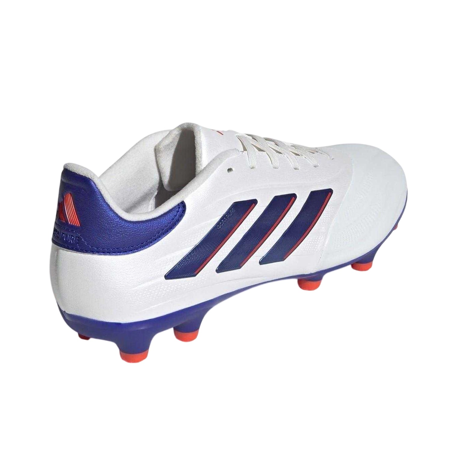 White-Blue - Back - Adidas Mens Copa Pure 2 League Leather Firm Ground Football Boots