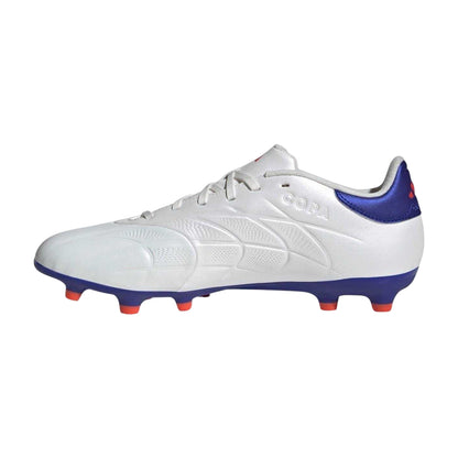 White-Blue - Side - Adidas Mens Copa Pure 2 League Leather Firm Ground Football Boots