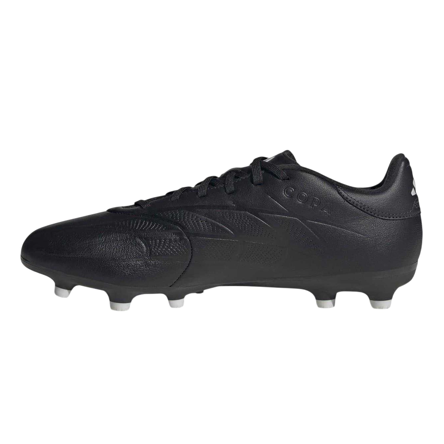 Black-Grey - Side - Adidas Mens Copa Pure 2 League Leather Firm Ground Football Boots