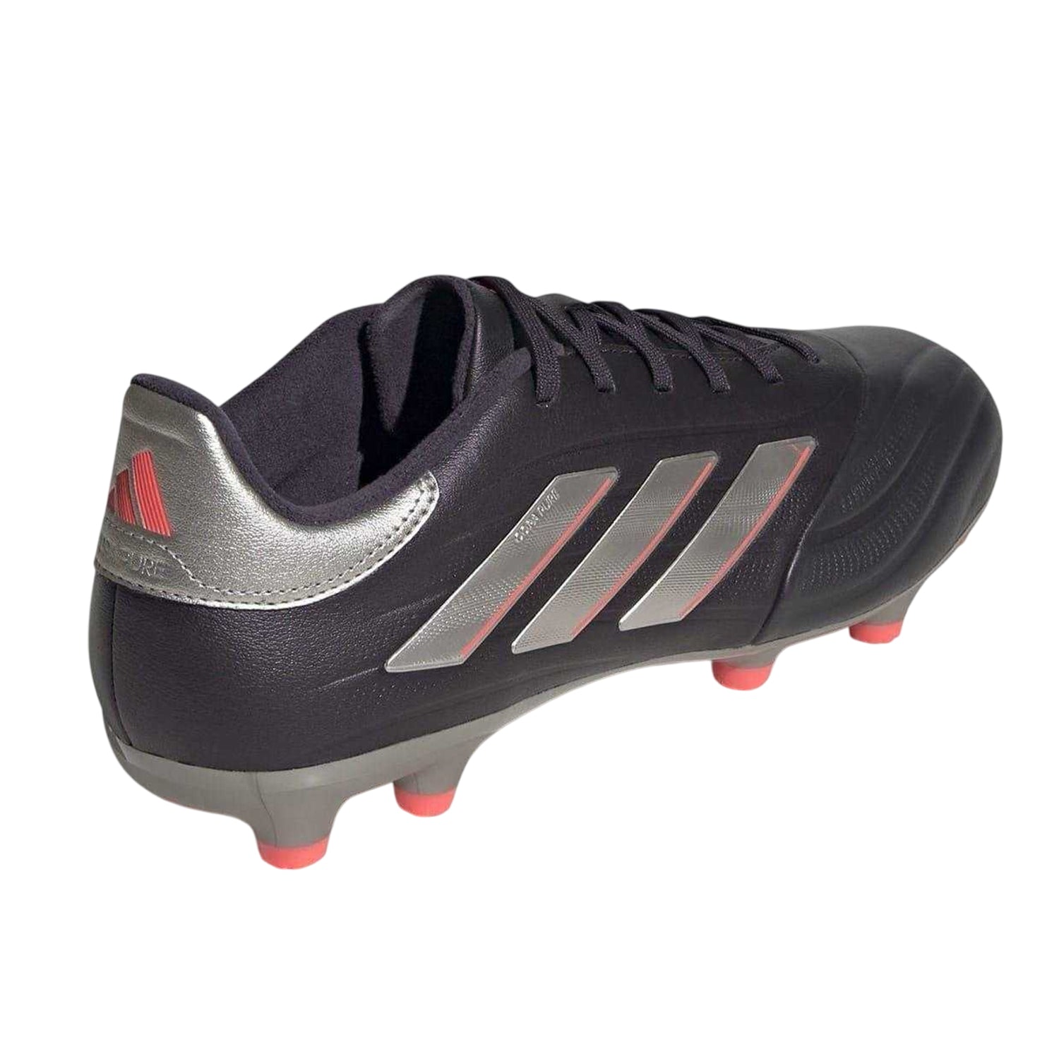 Black-Silver - Back - Adidas Mens Copa Pure 2 League Leather Firm Ground Football Boots