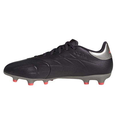 Black-Silver - Side - Adidas Mens Copa Pure 2 League Leather Firm Ground Football Boots