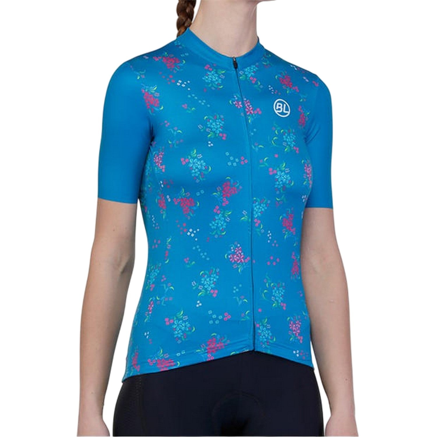 Teal Green - Side - Bicycle Line Womens-Ladies Garda Cycling Jersey