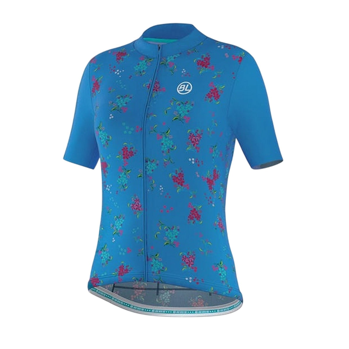 Teal Green - Front - Bicycle Line Womens-Ladies Garda Cycling Jersey