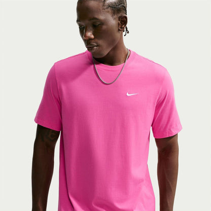Pink - Front - Nike Mens Club Team Cotton Lightweight T-Shirt