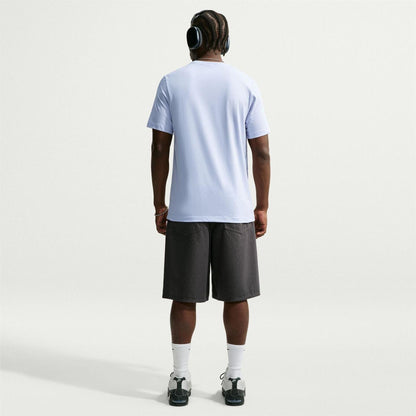 Ghost White - Pack Shot - Nike Mens Club Team Cotton Lightweight T-Shirt