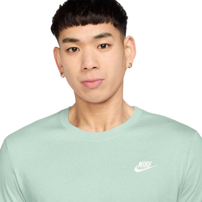 Barley Green - Side - Nike Mens Club Team Cotton Lightweight T-Shirt