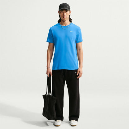 Blue - Lifestyle - Nike Mens Club Team Cotton Lightweight T-Shirt