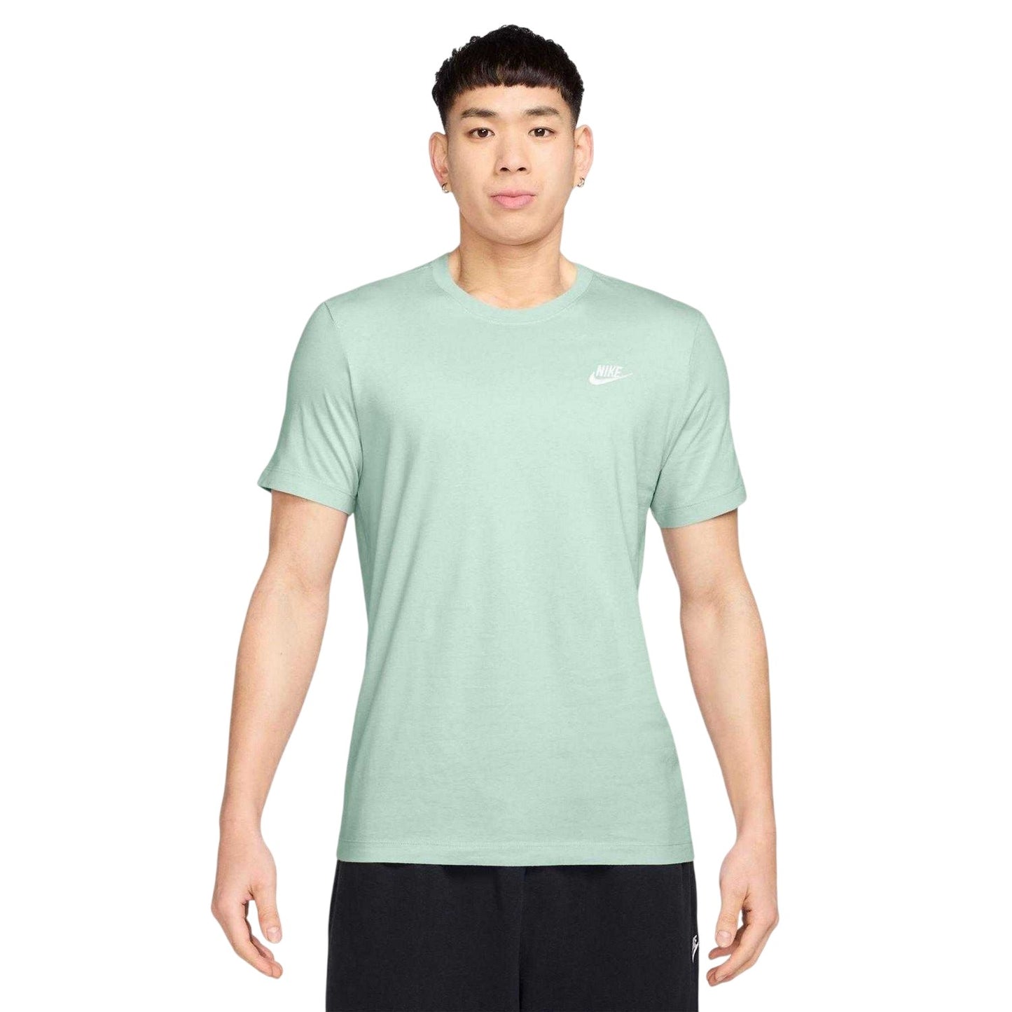 Barley Green - Front - Nike Mens Club Team Cotton Lightweight T-Shirt