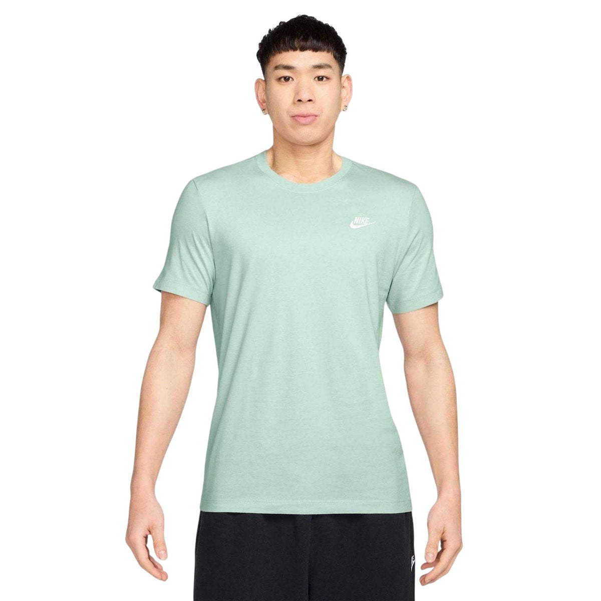Barley Green - Front - Nike Mens Club Team Cotton Lightweight T-Shirt