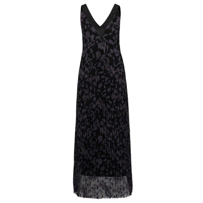 Brown - Front - Boss Womens-Ladies Dessona V Neck Regular Sleeveless Wrap Dress