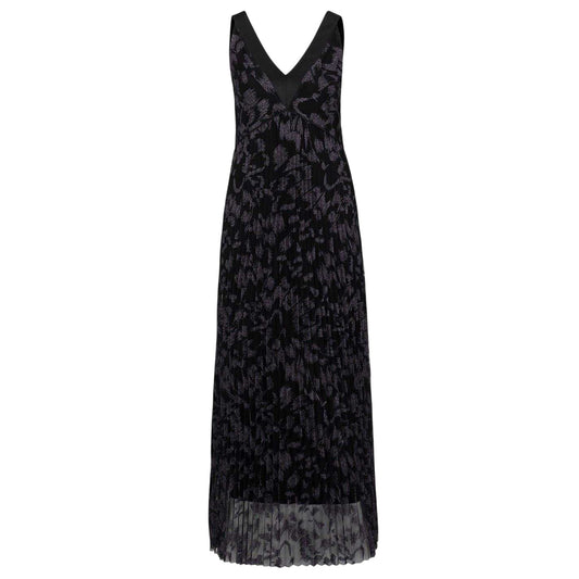 Brown - Front - Boss Womens-Ladies Dessona V Neck Regular Sleeveless Wrap Dress