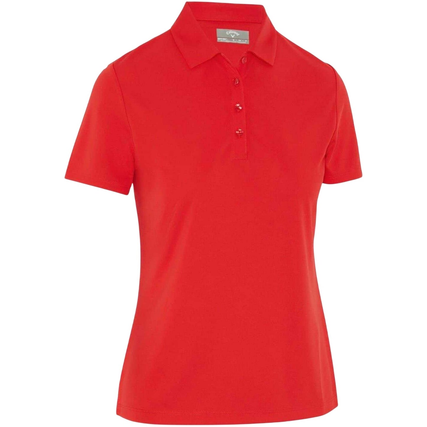 True Red - Front - Callaway Womens-Ladies Tourn Regular Polo Shirt