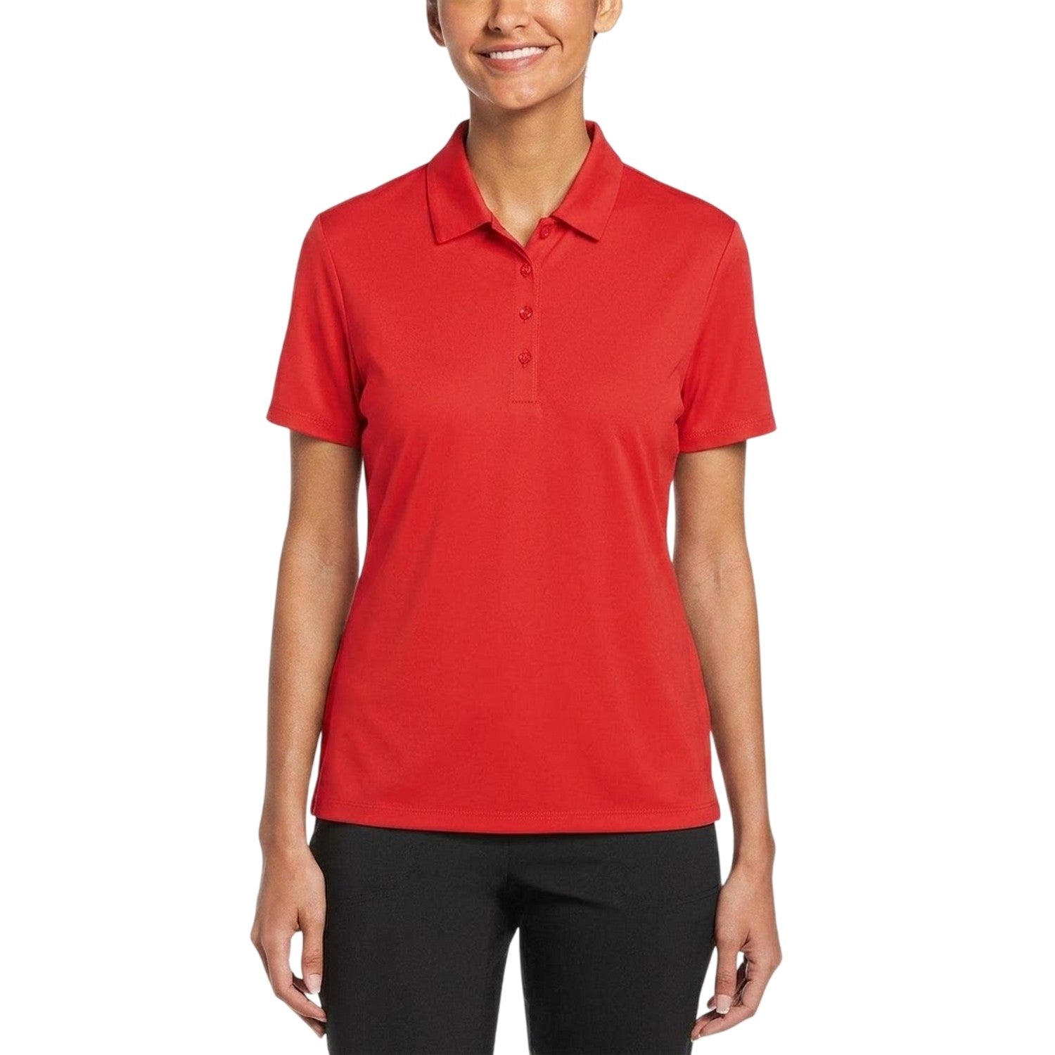 True Red - Side - Callaway Womens-Ladies Tourn Regular Polo Shirt