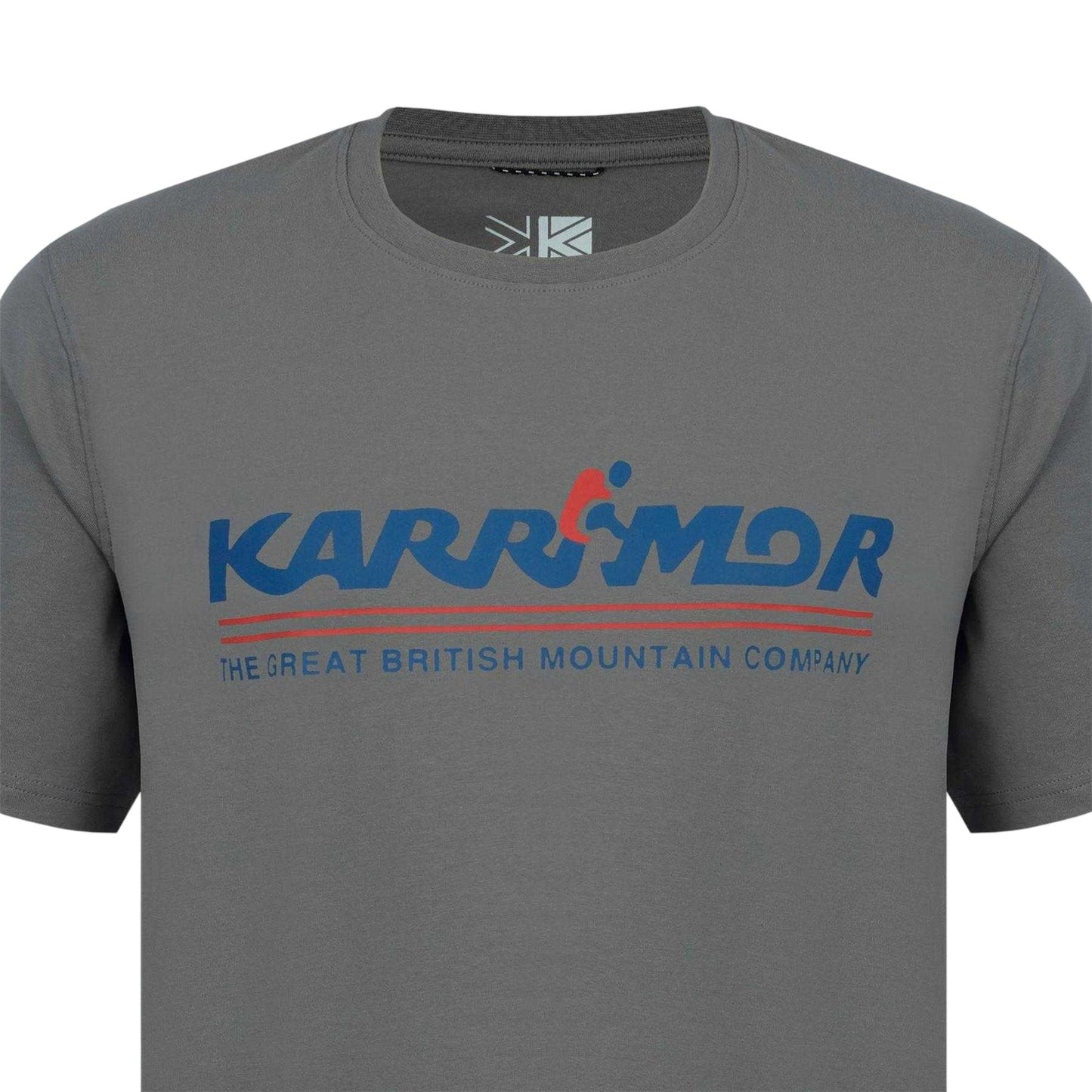 Charcoal - Side - Karrimor Mens Graphic Cotton Short-Sleeved T-Shirt