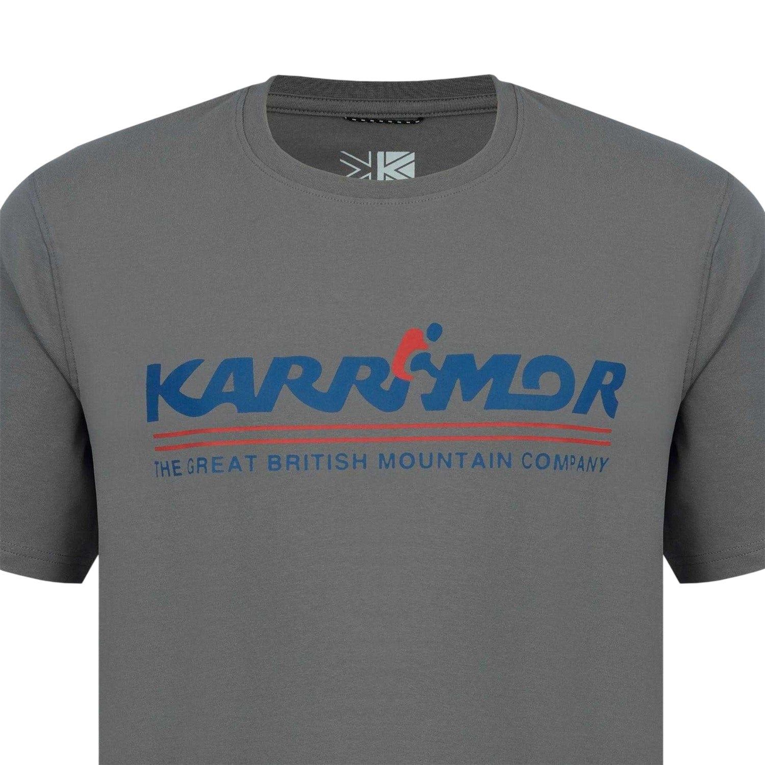 Charcoal - Side - Karrimor Mens Graphic Cotton Short-Sleeved T-Shirt