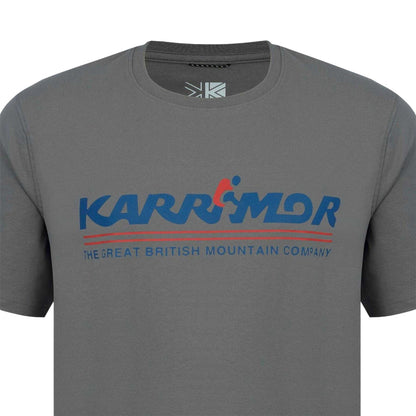 Charcoal - Side - Karrimor Mens Graphic Cotton Short-Sleeved T-Shirt