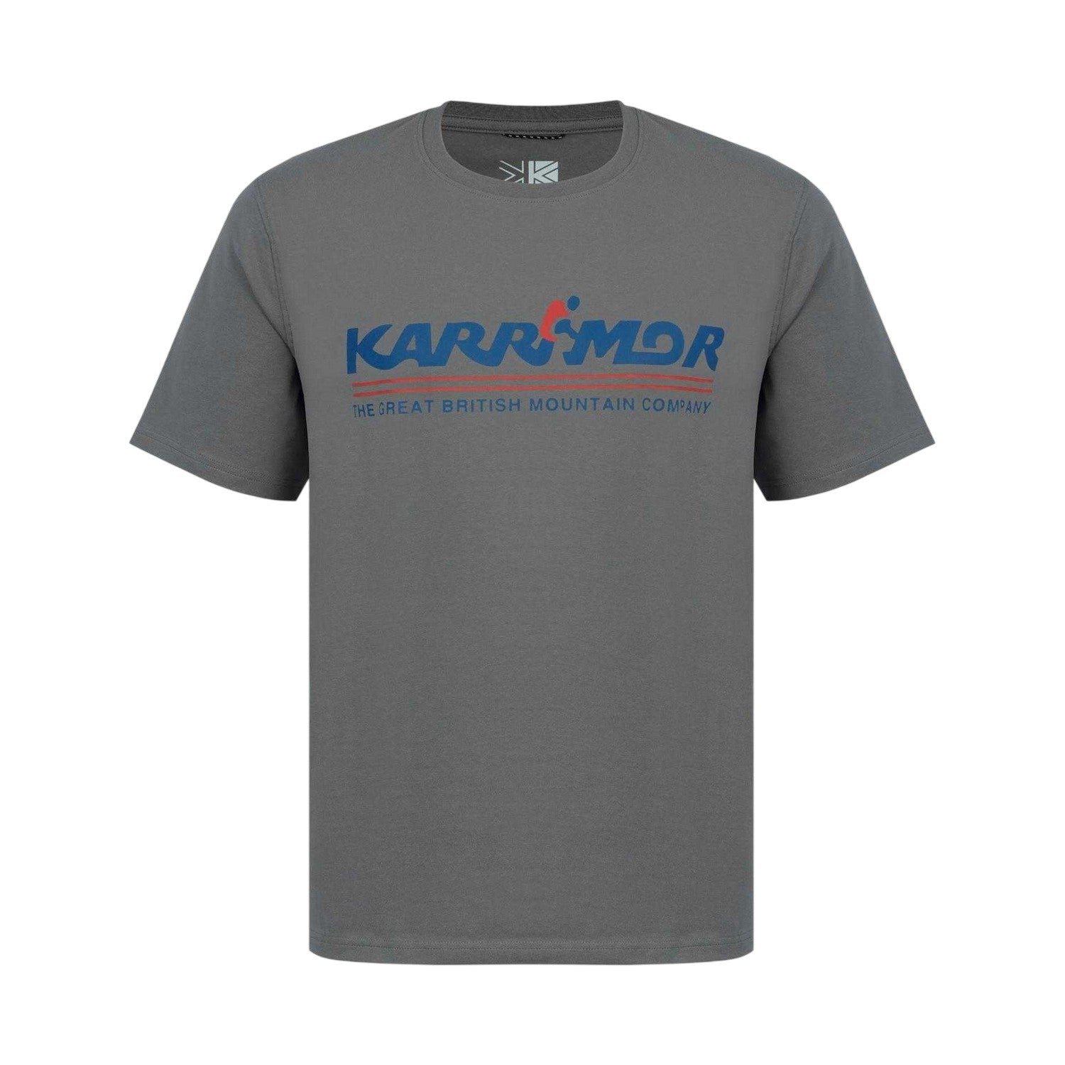 Charcoal - Front - Karrimor Mens Graphic Cotton Short-Sleeved T-Shirt