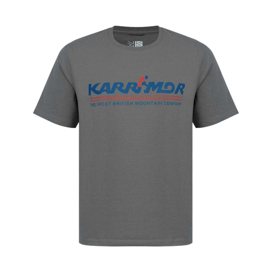 Charcoal - Front - Karrimor Mens Graphic Cotton Short-Sleeved T-Shirt