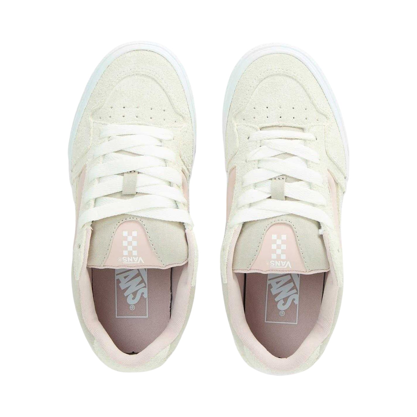 Sepia Rose - Side - Vans Womens-Ladies Caldrone Suede Trainers
