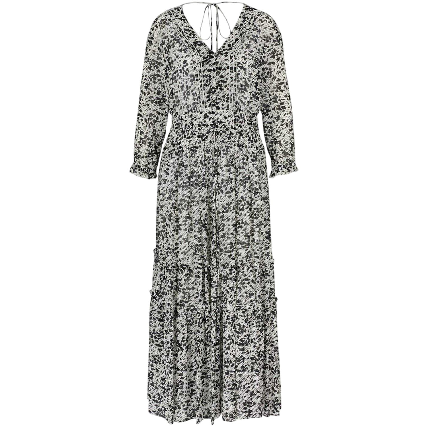 Brown - Front - Boss Womens-Ladies Dellima V Neck Wrap Dress