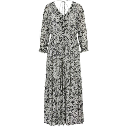 Brown - Front - Boss Womens-Ladies Dellima V Neck Wrap Dress