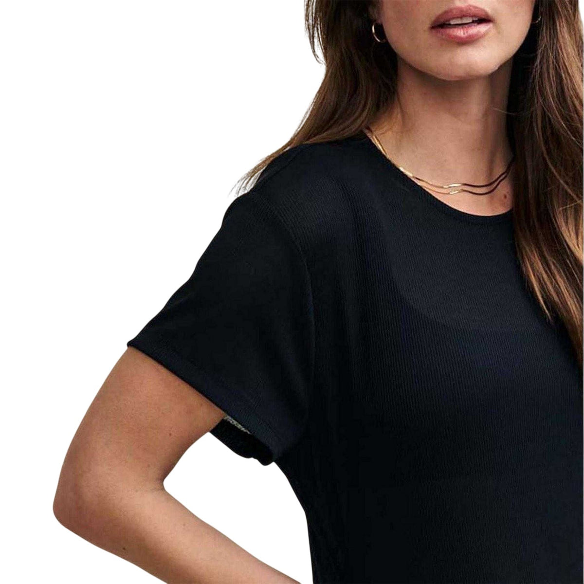 Black - Side - Nobody´s Child Womens-Ladies Dustin Jersey T-Shirt Dress
