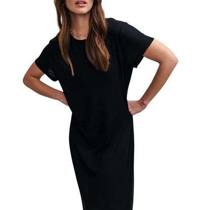 Black - Lifestyle - Nobody´s Child Womens-Ladies Dustin Jersey T-Shirt Dress