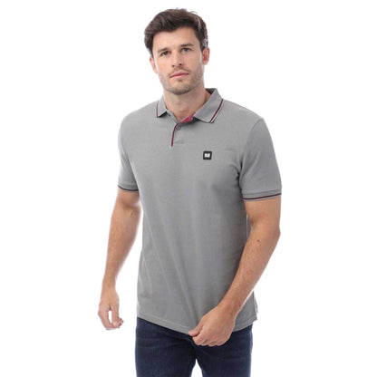 Grey - Front - Weekend Offender Mens Spello Polo Shirt