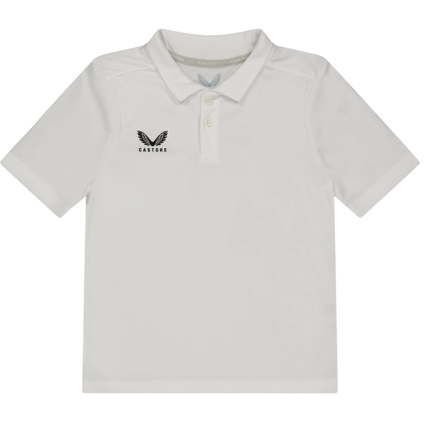 Brilliant White - Front - Castore Childrens-Kids Polo Shirt
