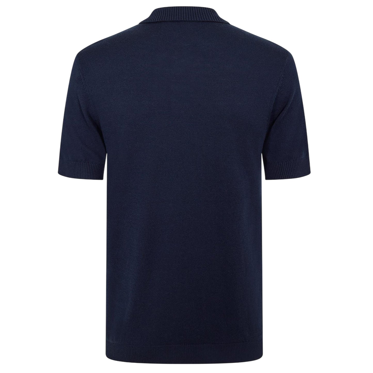 Navy - Back - Jack Wills Mens Ribbed Polo Shirt
