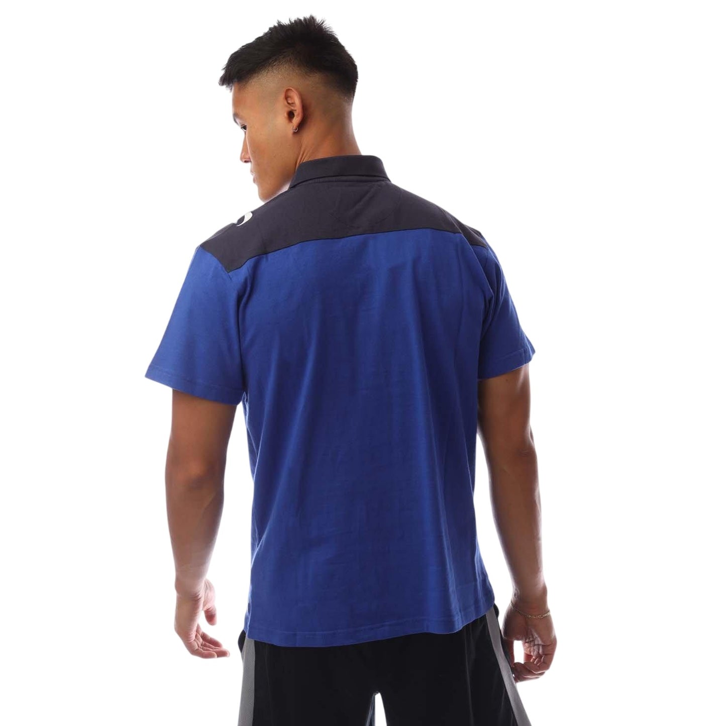Royal Blue-Navy - Back - Sondico Mens Precision Collared Polo Shirt