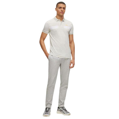 Light Grey-Pastel Grey - Lifestyle - Boss Mens Paule 2 Polo Shirt