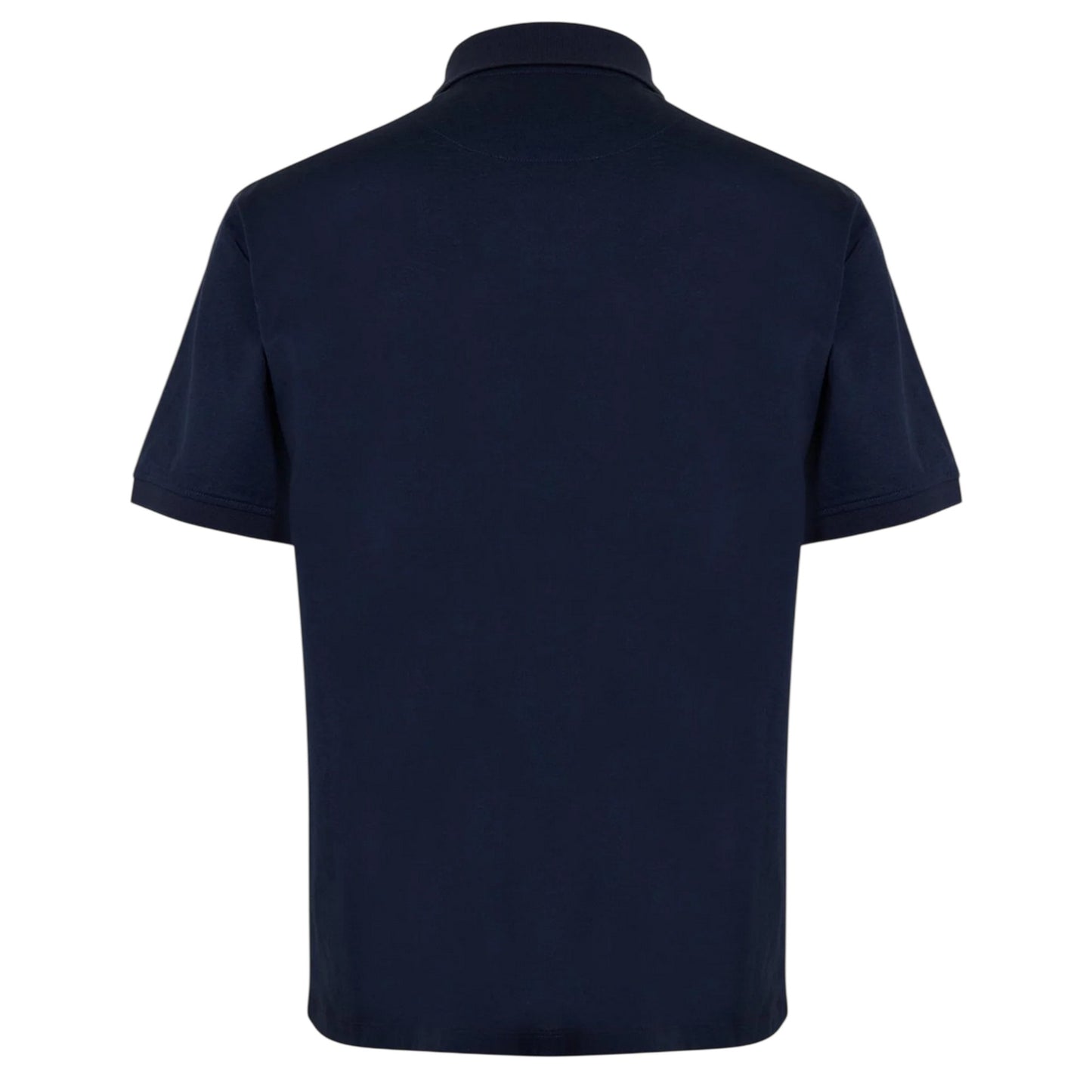Ink - Back - Belstaff Mens Steel Short-Sleeved Polo Shirt