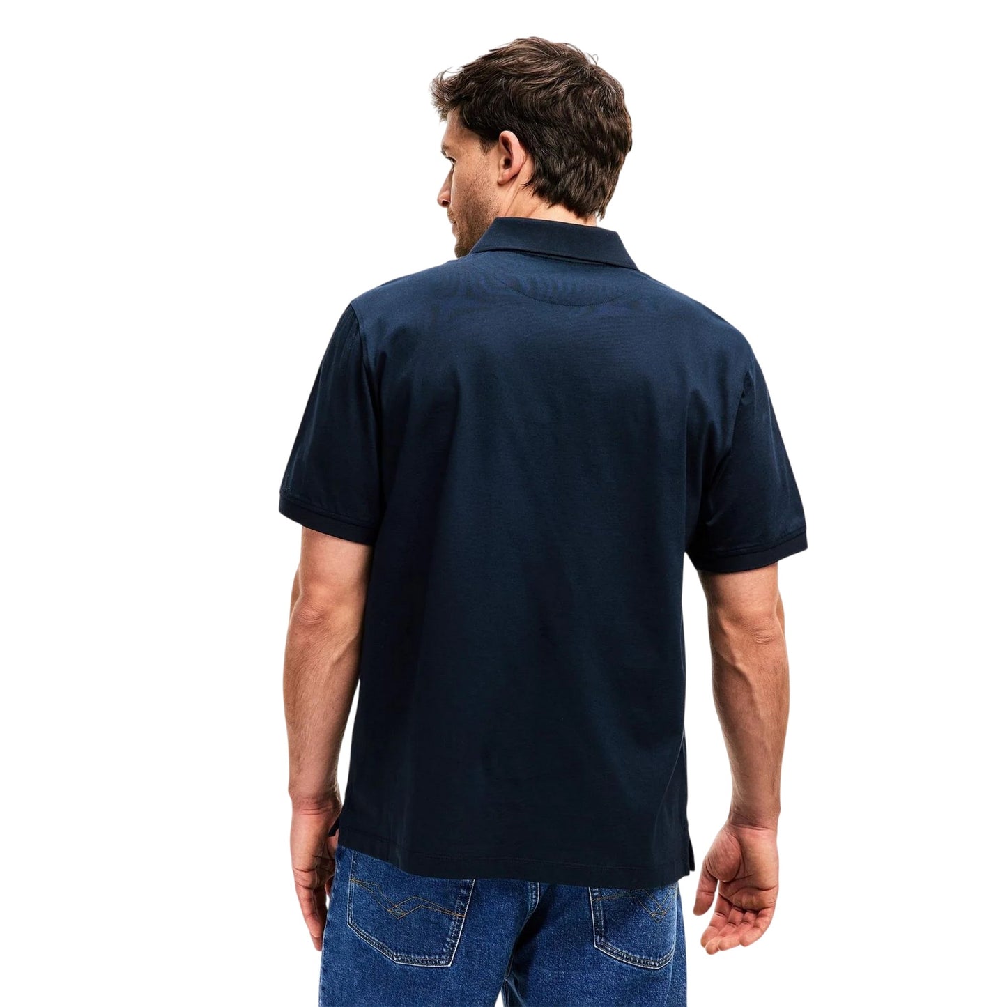Ink - Lifestyle - Belstaff Mens Steel Short-Sleeved Polo Shirt