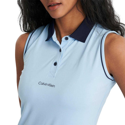 Blue Bell - Side - Calvin Klein Womens-Ladies Manelle Sleeveless Polo Shirt