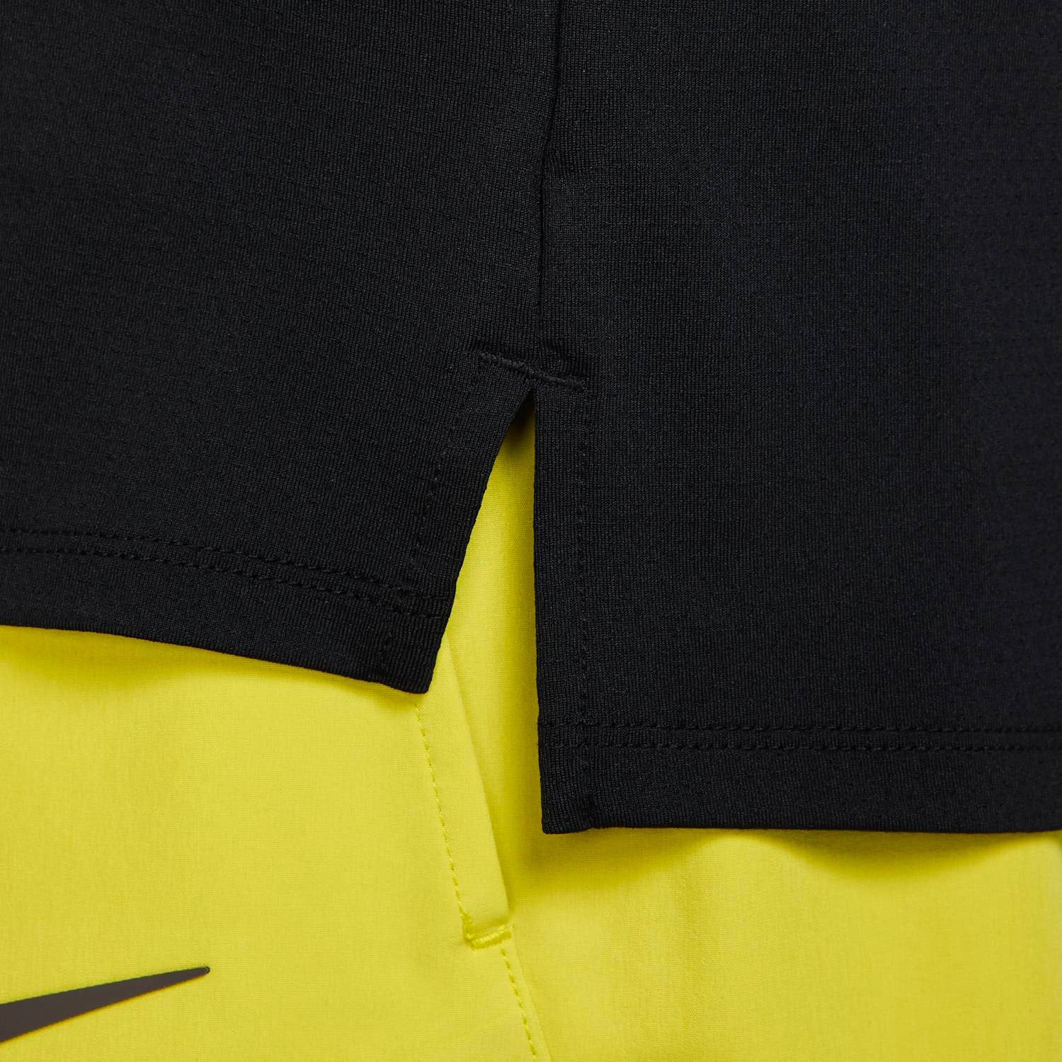 Black-White - Lifestyle - Nike Mens Advanced Athletic Tennis Polo Shirt