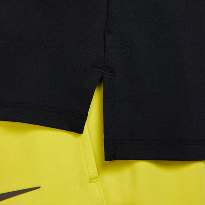 Black-White - Lifestyle - Nike Mens Advanced Athletic Tennis Polo Shirt