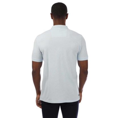 Sky Blue - Back - Weekend Offender Mens Barnum Short-Sleeved Polo Shirt