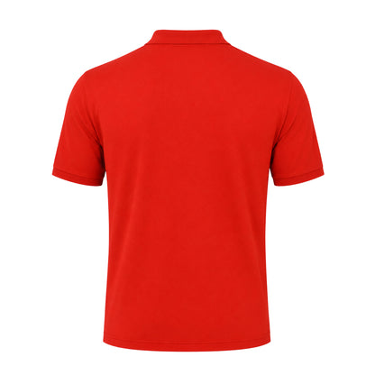 Red - Back - New Balance Mens Regular Athletic Polo Shirt