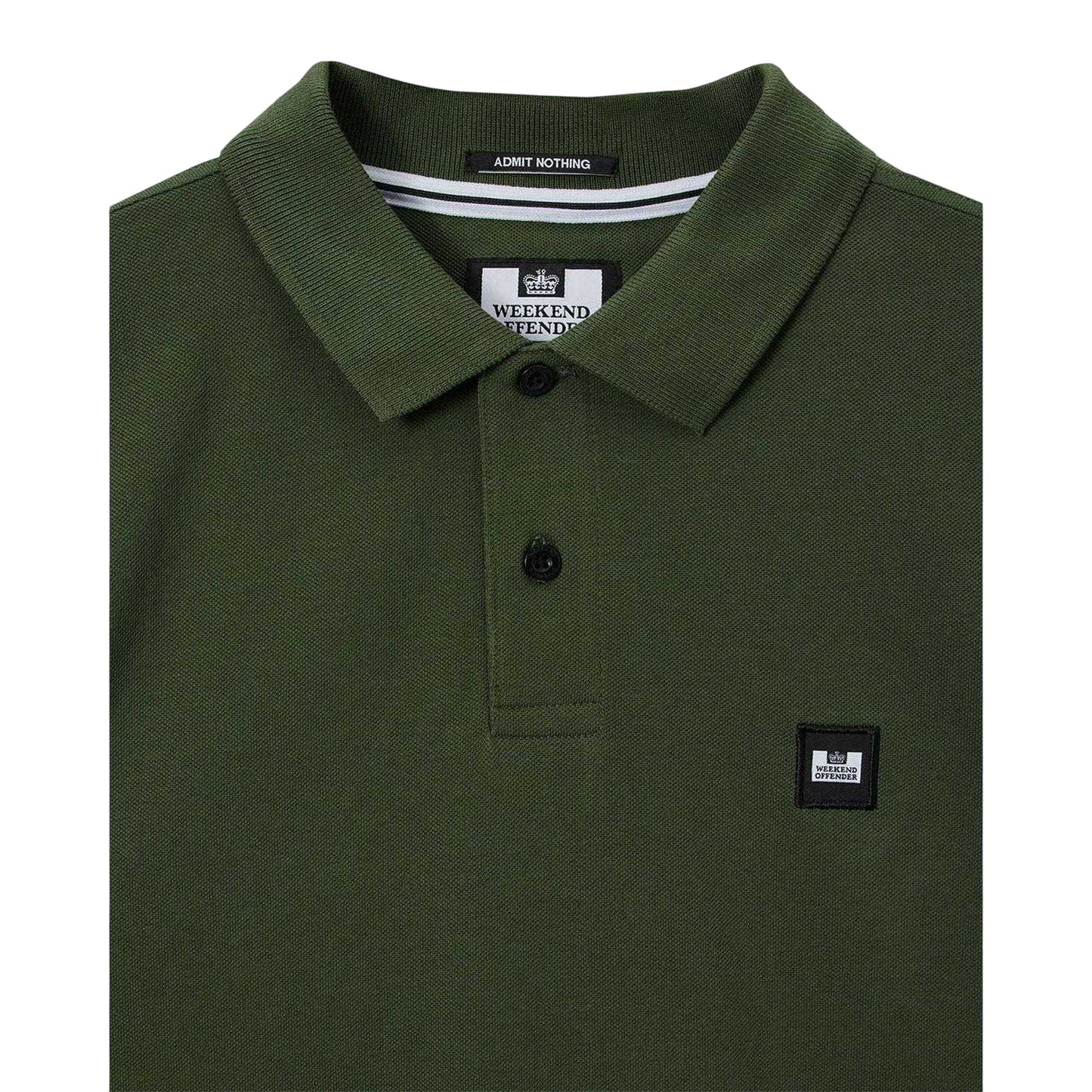 Green - Side - Weekend Offender Mens Caneiros Polo Shirt