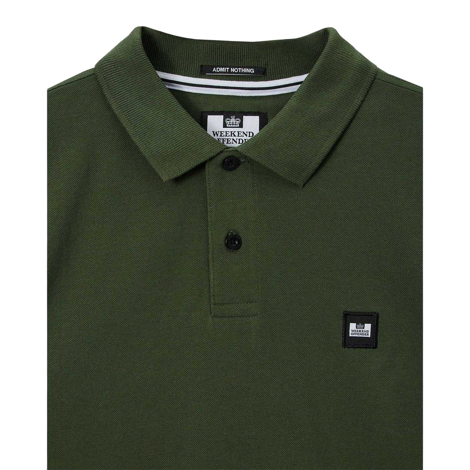 Green - Side - Weekend Offender Mens Caneiros Polo Shirt