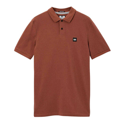 Rust - Front - Weekend Offender Mens Caneiros Polo Shirt