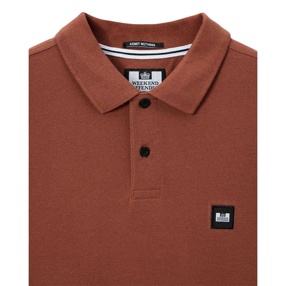 Rust - Side - Weekend Offender Mens Caneiros Polo Shirt
