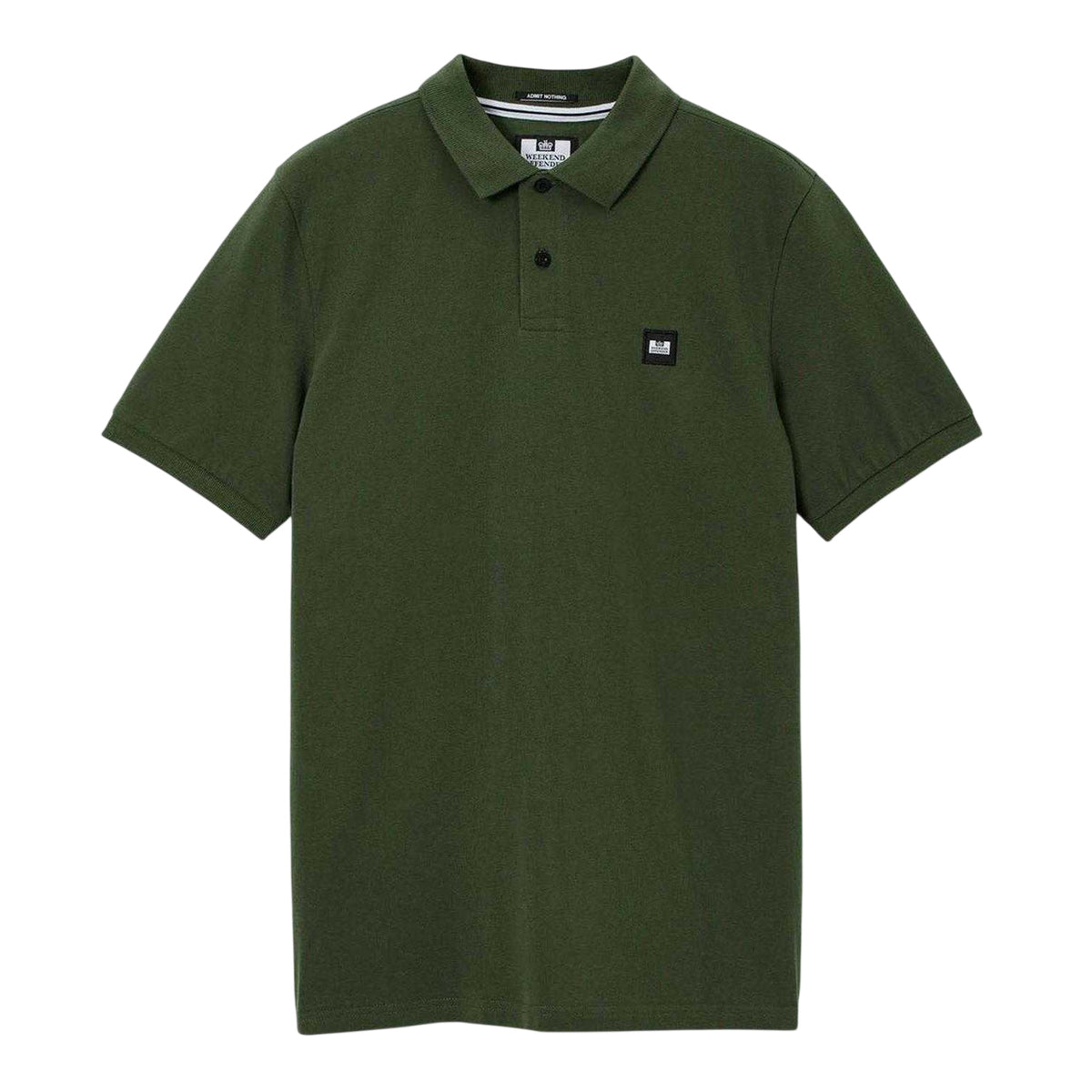 Green - Front - Weekend Offender Mens Caneiros Polo Shirt