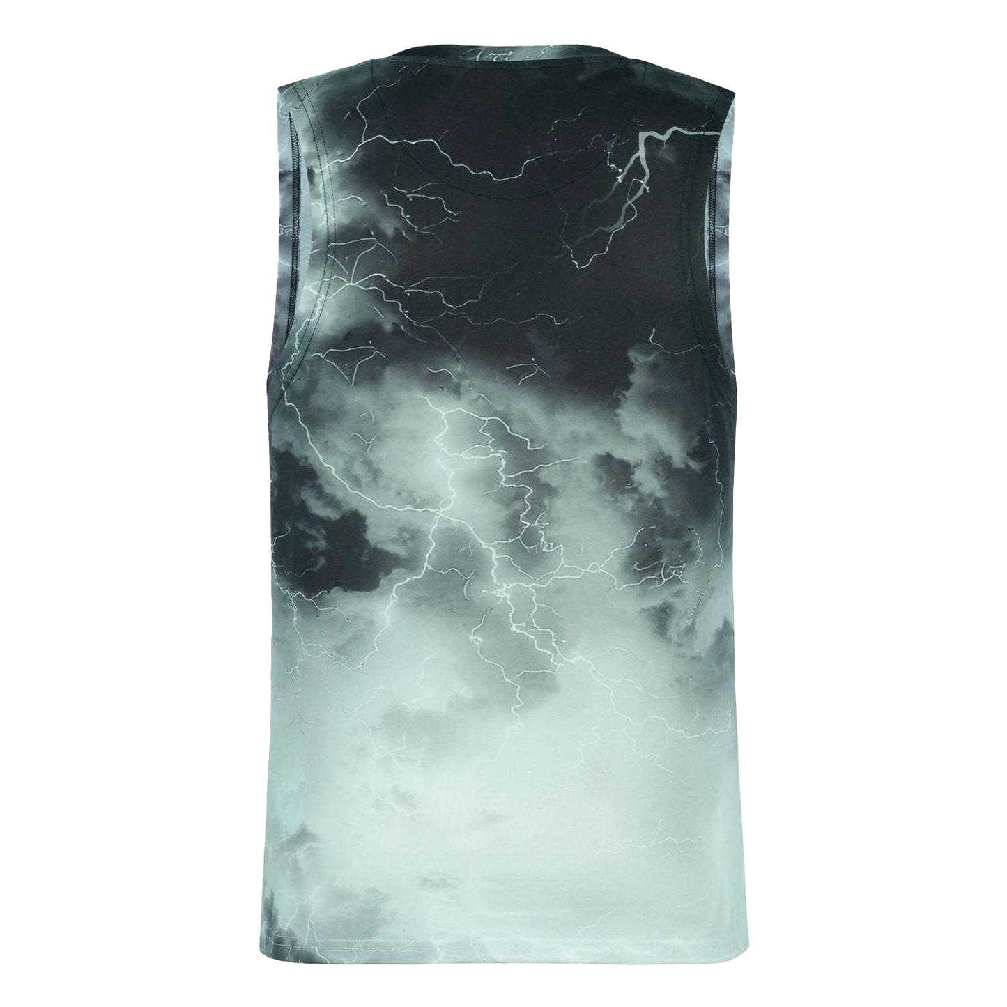 Dark - Back - Firetrap Mens Lightning Sleeveless Vest Top